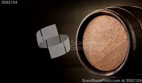 Image of Barrel on brown