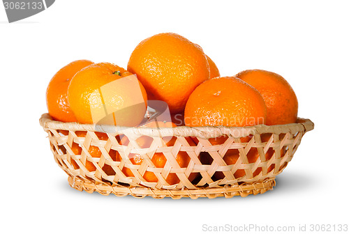 Image of Full Basket Of Ripe Tangerine