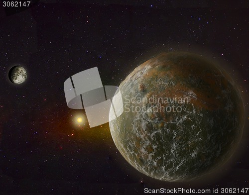 Image of Alien Solar System