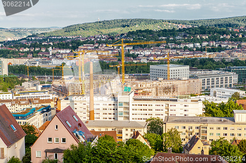 Image of Scenic rooftop view of Stuttgart, Germany