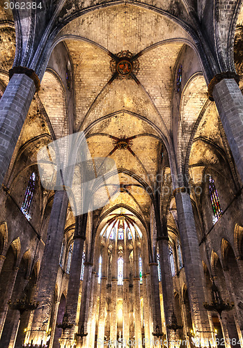 Image of Gothic church interior