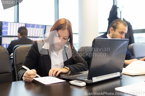 Image of Business people in modern office.