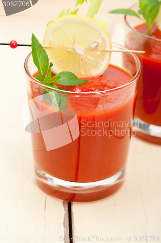 Image of fresh tomato juice