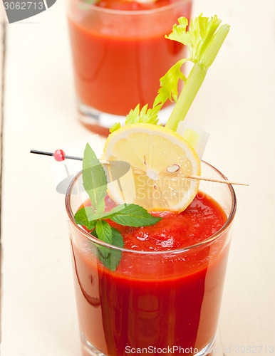 Image of fresh tomato juice