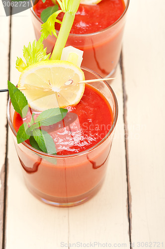 Image of fresh tomato juice