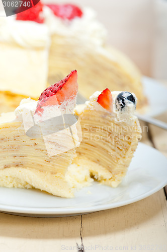Image of crepe pancake cake 