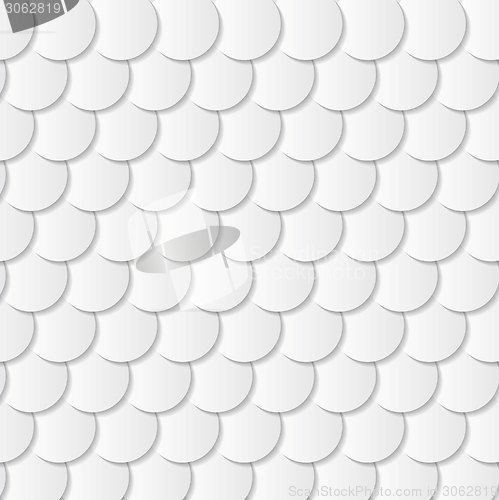 Image of Grey paper circle shapes background