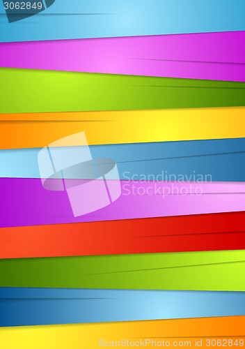 Image of Colorful stripes vector background
