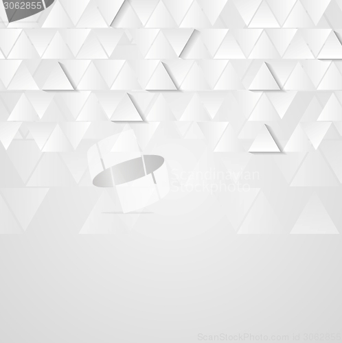 Image of Light grey technology geometric vector background