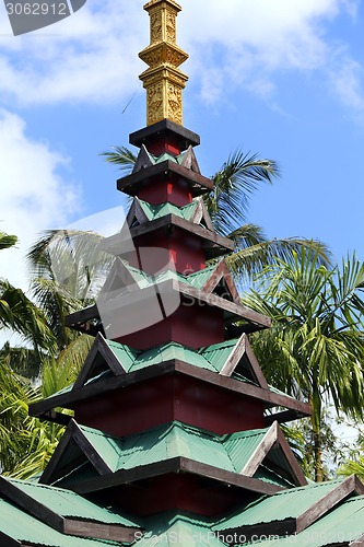 Image of The Thai temple roof