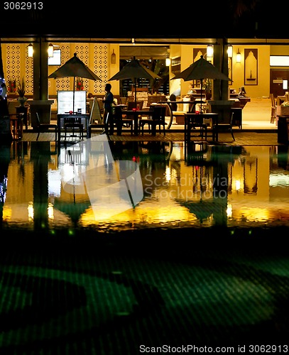 Image of night restaurant