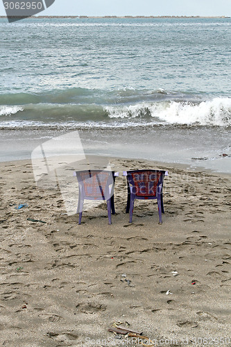 Image of Chairs at beach