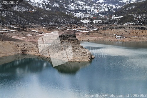Image of Piva lake Montenegro
