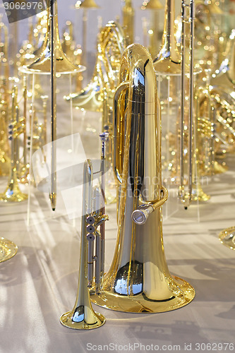 Image of Brass wind instruments