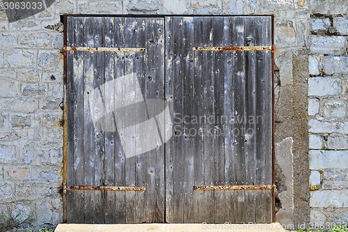 Image of Grunge garage door
