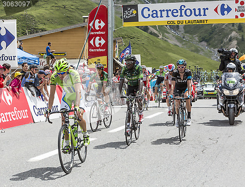 Image of The Peloton on Col du Lautaret