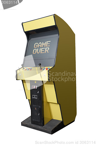 Image of Game over on arcade machine