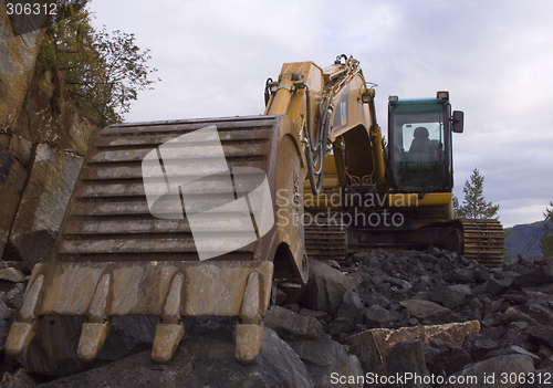 Image of digger, excavator