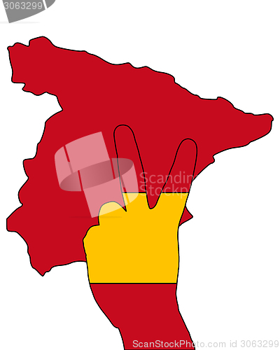 Image of Spanish finger signal