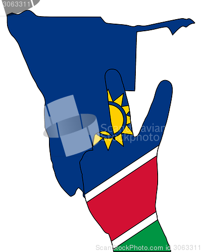 Image of Namibia hand signal