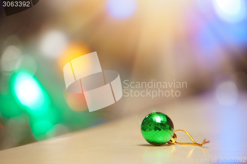 Image of Green Christmas ball