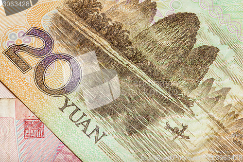 Image of 20 Yuan, money of China