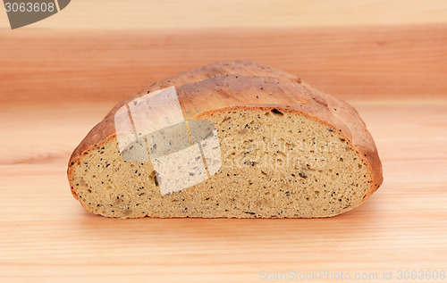 Image of Cross section of multi seed malted bread