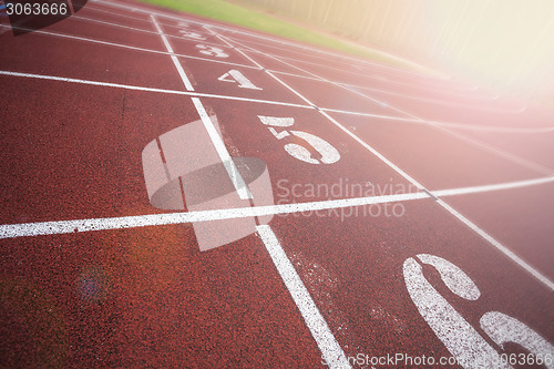 Image of Stadium running tracks