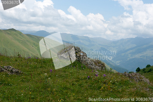 Image of Hiking in mountains