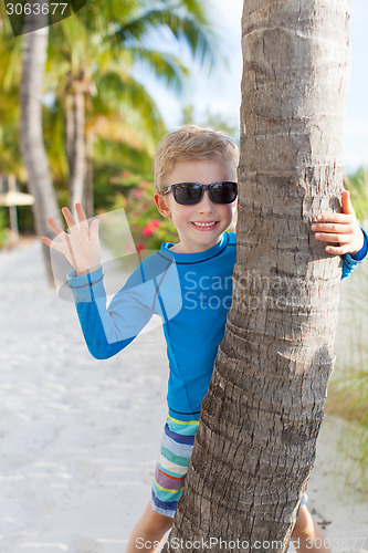 Image of boy at the beach