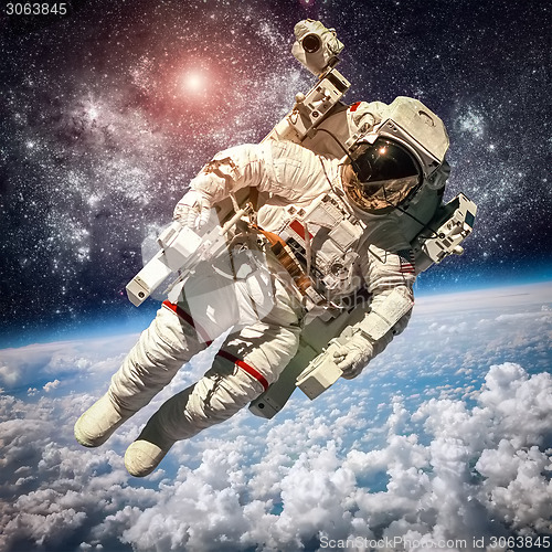 Image of Astronaut in outer space