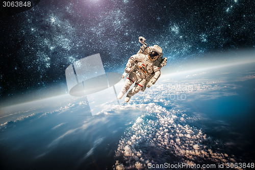 Image of Astronaut in outer space