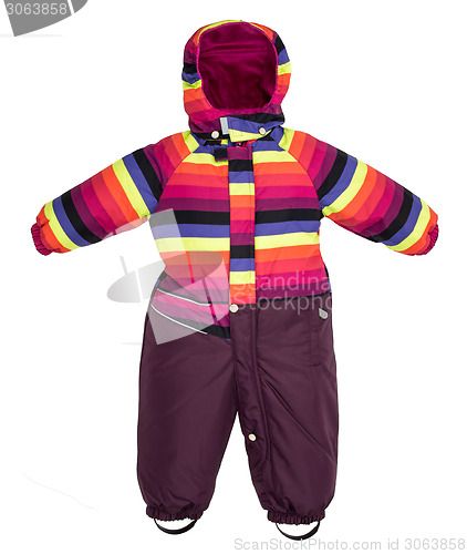 Image of Childrens snowsuit fall