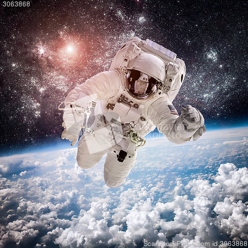 Image of Astronaut in outer space