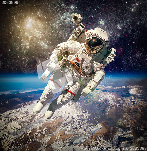 Image of Astronaut in outer space