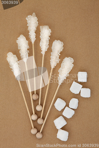 Image of Sugar Lollipops and Cubes