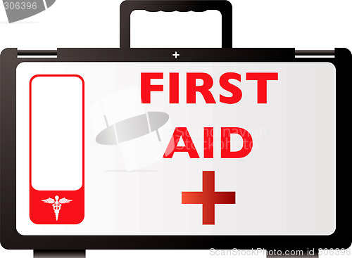 Image of first aid red