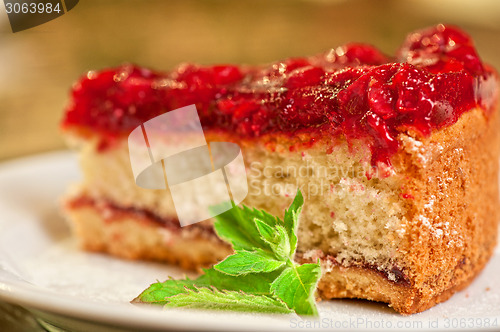 Image of cake with berry's
