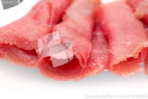 Image of Smoked meat folded on a plate