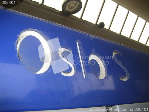 Image of Sign at Oslo Central Station (Oslo S)