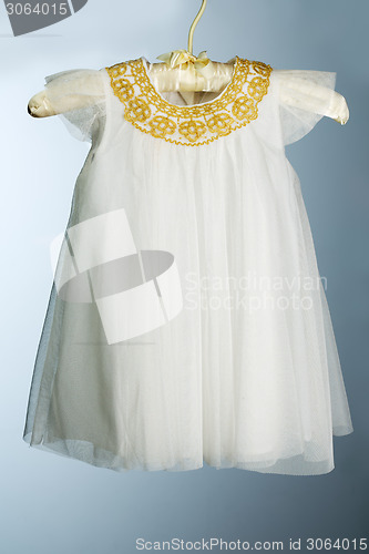 Image of white dress for girls