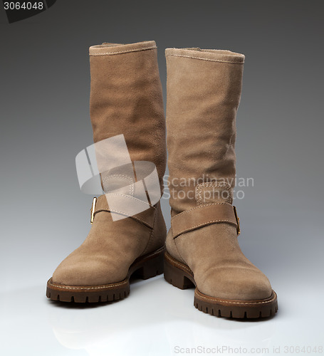 Image of sheepskin boots