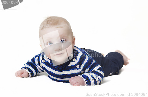 Image of baby with blue eyes