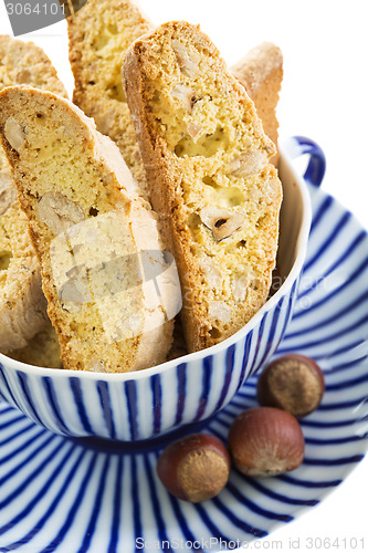 Image of Biscotti in a cup.
