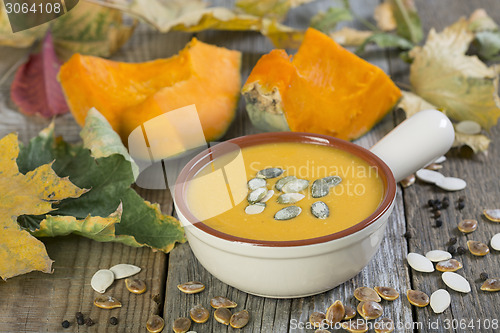 Image of Pumpkin soup.