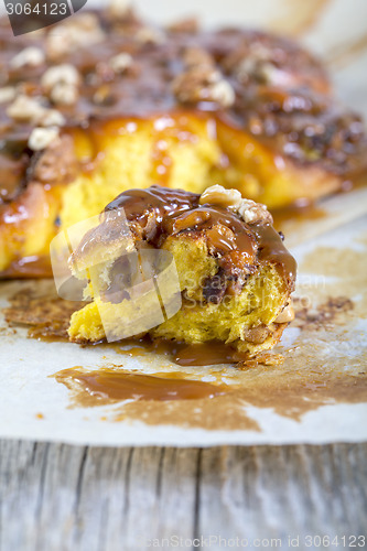 Image of Delicious pumpkin bun.
