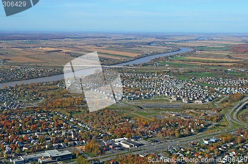 Image of Aerial view of residential area