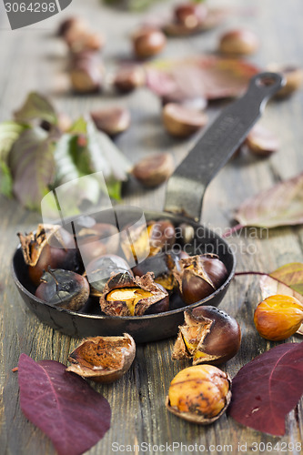 Image of Roasted chestnuts.