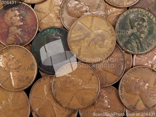 Image of Vintage USA Wheat Pennies