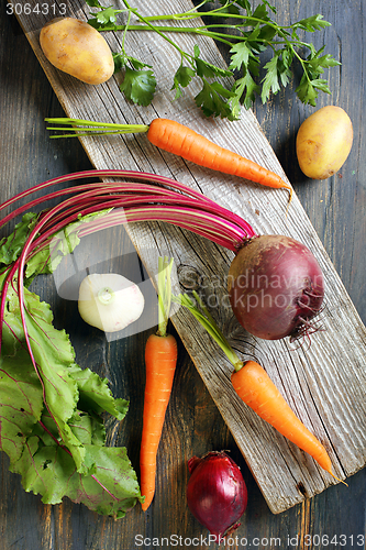 Image of Vegetables for soup.